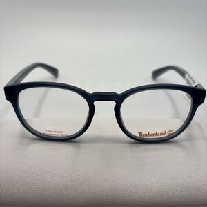 New Timberland TB1572 091 Matte Blue Round Eyeglasses Frame 50-19-140mm #C505